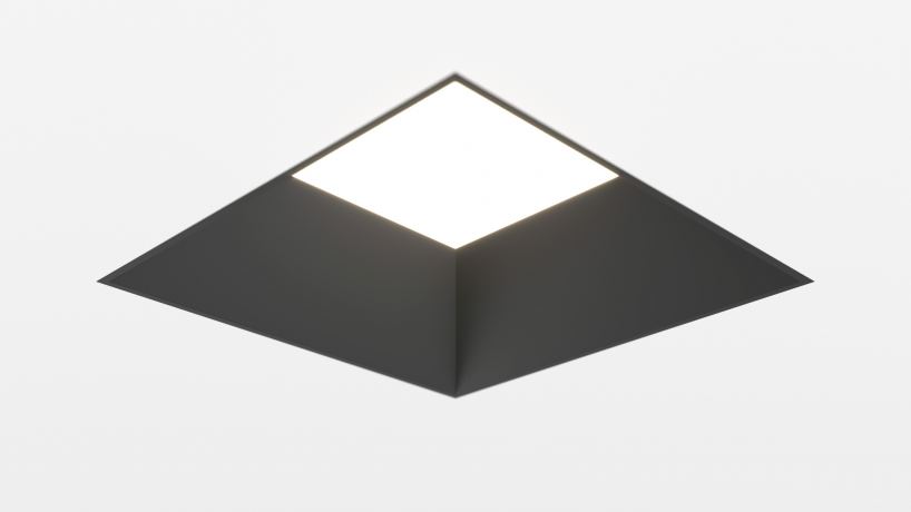 One Illuminates Recessed Square
